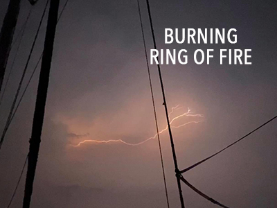 Burning ring of fire