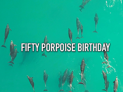 Fifty Porpoise Birthday