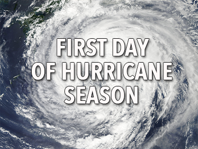 First Day of hurricane season